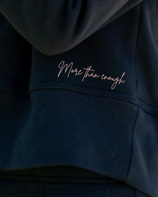 Women’s Collared French Terry Sweatshirt - More Than Enough