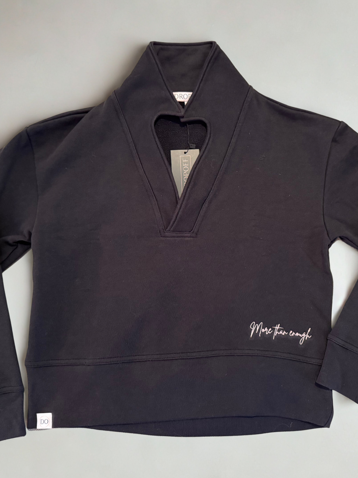 Women’s Collared French Terry Sweatshirt - More Than Enough